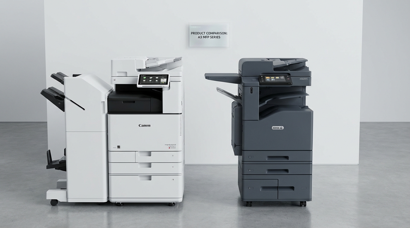 Calculator and lease documents for copier financing